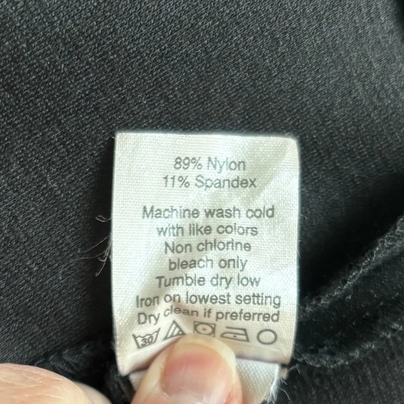 Madewell Fit & Flare Scuba Dress - Black Size 0 - Picture 11 of 11